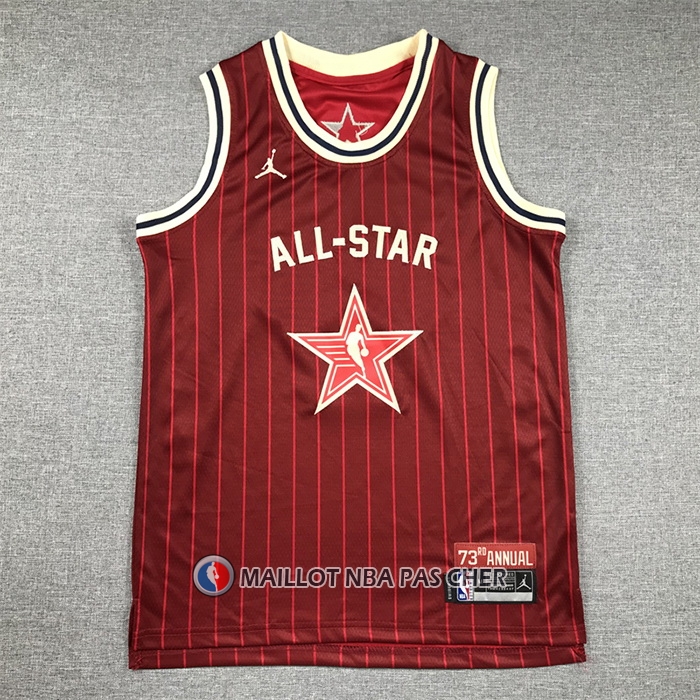 Maillot Enfant All Star 2024 Golden State Warriors Stephen Curry NO 30 Rouge
